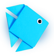 Illustration d'un poisson bleu clair