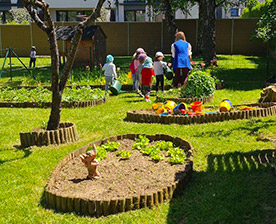 Espace potager du jardin